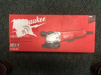 Grinder, Tools-Power Milwaukee 4-1/2” Small Angle Grinder Paddle, lock on