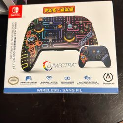 PAC Man Wiredless Controller Nintendo Switch 