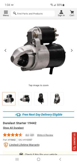 07-14 Cadillac Escalade Gmc Chevy Gm Starter Used