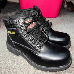 Black Brahma Steel Toe Work Low-Cut Boots
