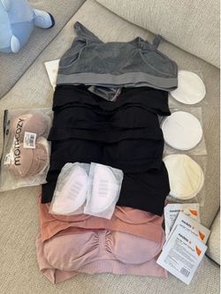 Nursing Bra and nursing pad bundle