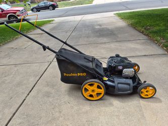 Poulan Pro High Wheel Push Mower, Lawnmower