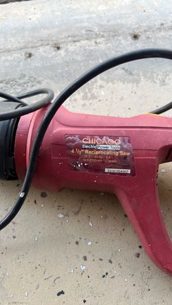 Chicago Electric 4-1/2" Reciprocating Saw