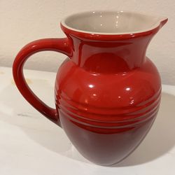 Le Creuset Pitcher cherry red