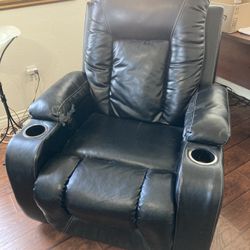 Ashley Faux Leather Motorized Recliner - $250  or Best Offer