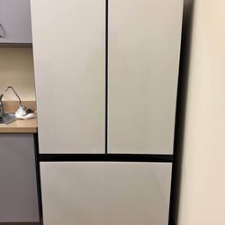 Samsung 24 cu. ft. Bespoke Counter Depth 3-Door Refrigerator with Beverage Center