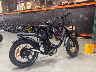 Folding electric bicycle oversized battery motor