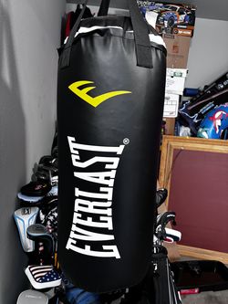 Everlast 50 pounds punching bag w/mount.