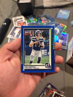 Sam darnold blue optic card