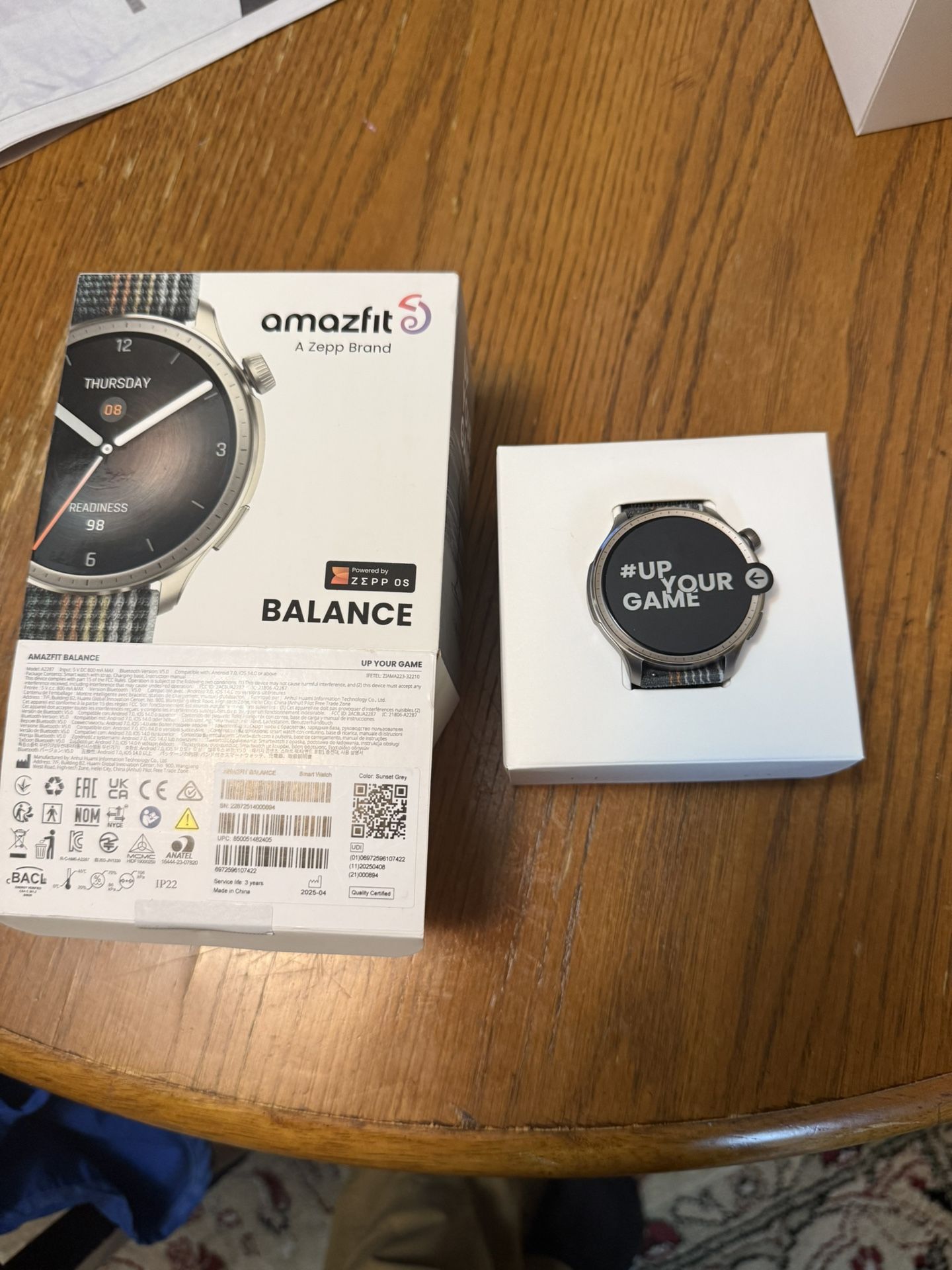 Amazfit Balance Smart Watch 46mm with Fitness Tracker