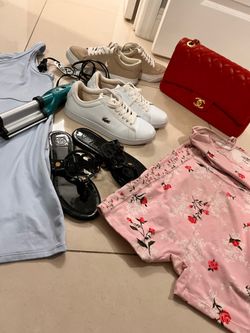 sandals, bag, shoes—everything