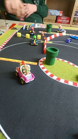 Mario Kart Mini Or Any R/C Cars With Custom Built Race Track
