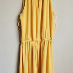 White House Black Market Yellow Dress Size 4