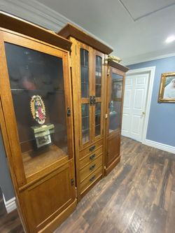 Solid Wood cabinets