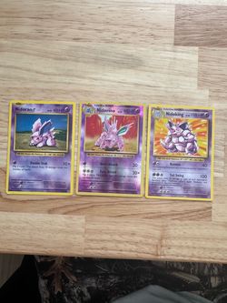 Pokémon Nidoran, Nidorino, Nidoking Card Set