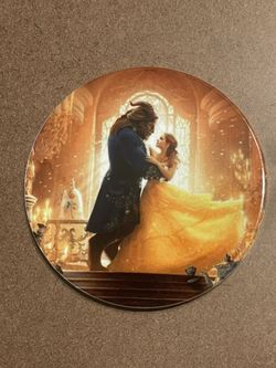 Beauty And The Beast Round Ceramic Coaster