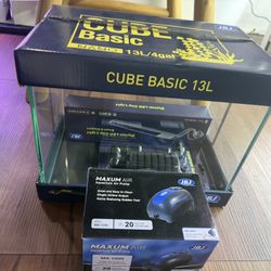 New Rimless 4 Gallon Aquarium