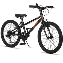 20 inch Kids Road Bike for 4-9 Year Old Boys Girls, Black Colors
