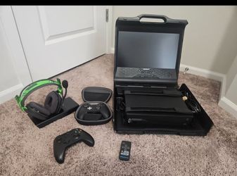 Xbox OneX Console & Gaems Portable Monitor w/ Accessories
