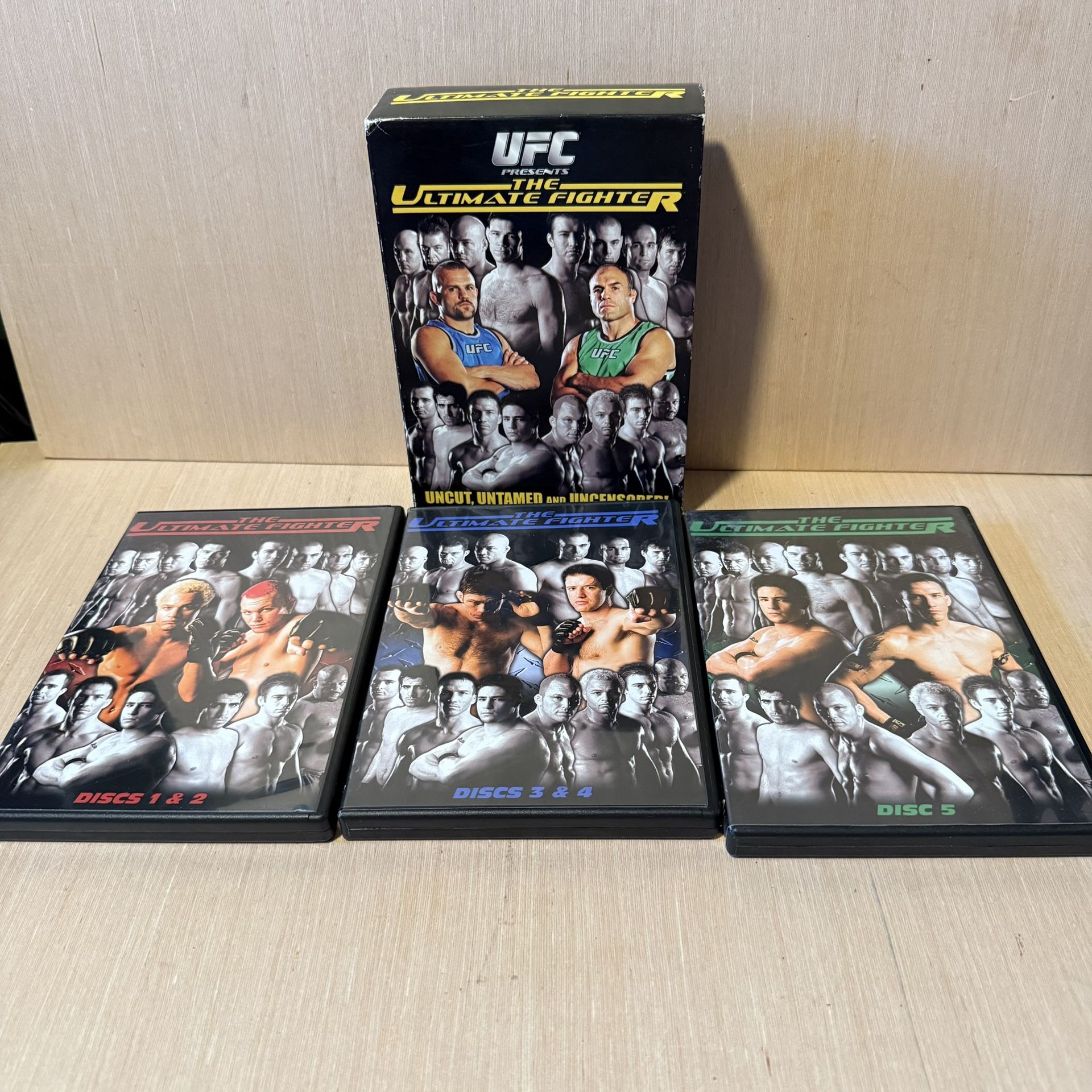 UFC Presents The Ultimate Fighter Uncut Untamed Uncensored Seasons 1, 5 DVD Set