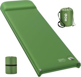 Brand new in box Memory Foam Camping Sleeping Pad, Foldable and Portable Self-Inflating Camping Mattress Pad, 9.5 R-Value Insulated & Quiet Sleeping M