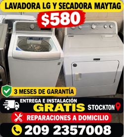 LG Washer and Maytag Bravos Dryer Gas