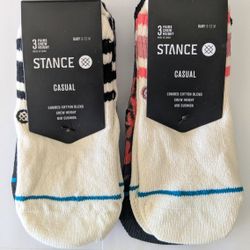 New: 6 Pairs of Stance Brand Infant Socks - Size 6-12M