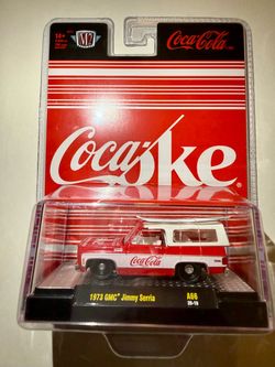 M2 Machines 1973 GMC Jimmy Sierra COCA COLA- ERROR NAME READS "SERRIA