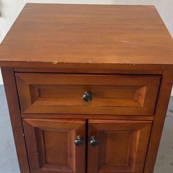 Wood Bed Side Table