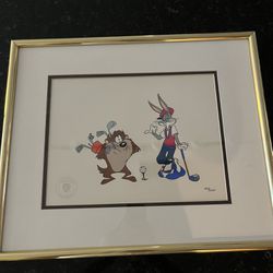 Framed Looney Tunes Art