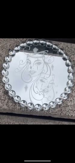 Hand Engraved Mirror