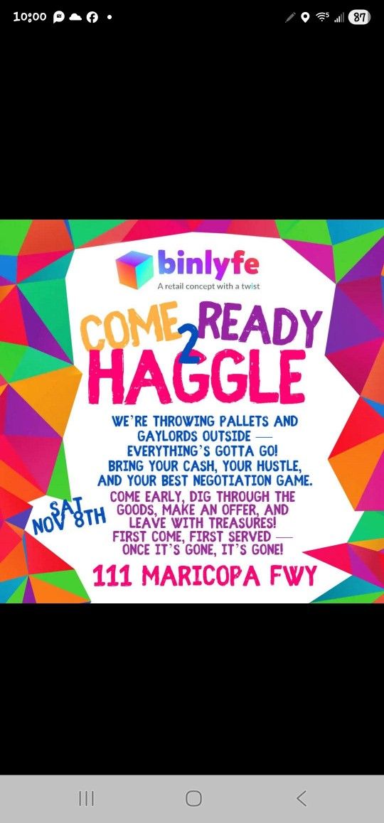 Rummage Sale 111 Maricopa Hwy