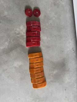 Old camper marker lights covers