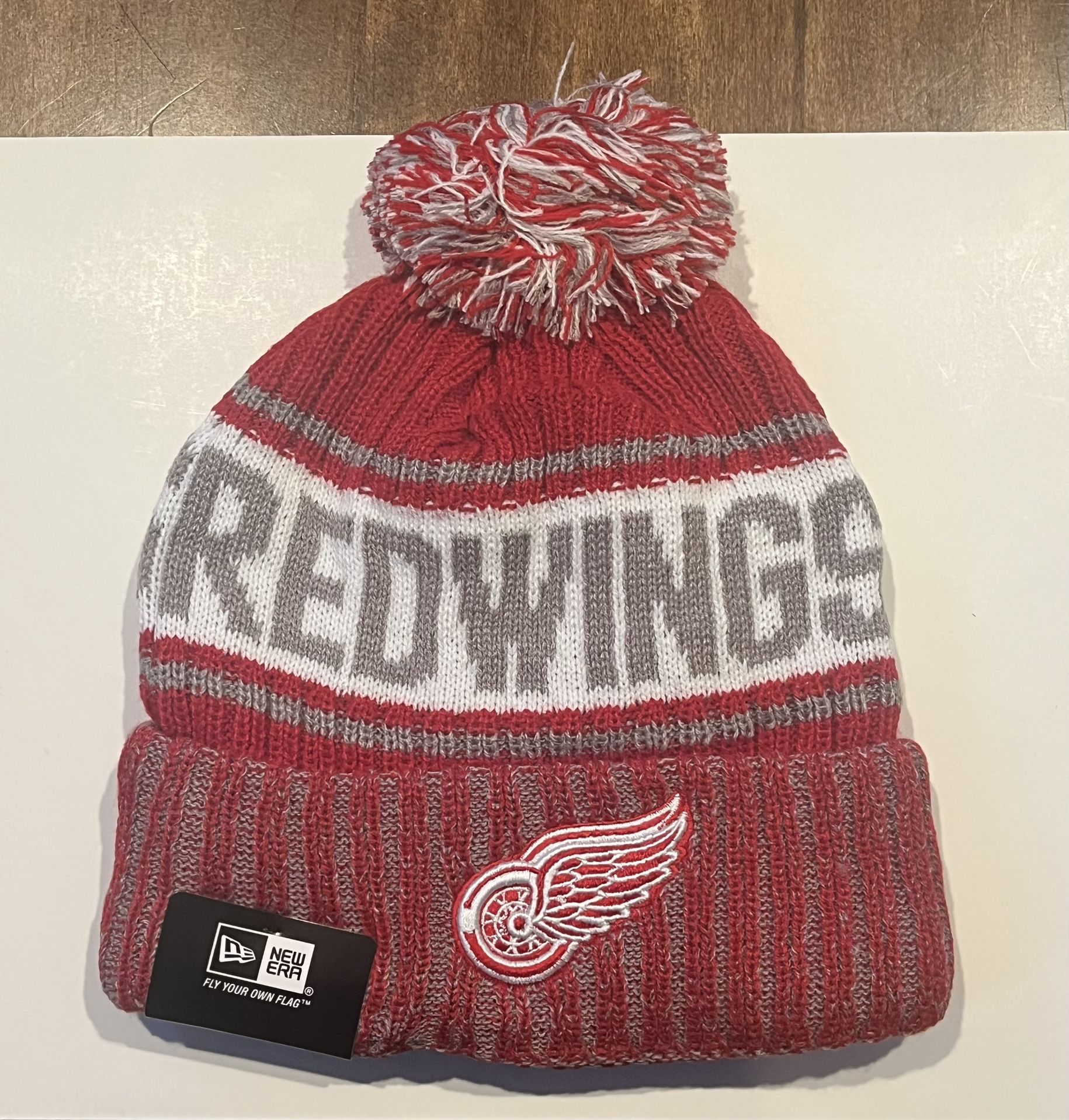 Detroit Red Wings Cap NHL Hockey New Era Beanie OSFM NWT