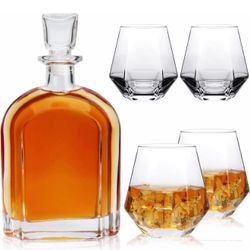 Brand New 5PCS set of 24oz Whiskey Glass Bottle