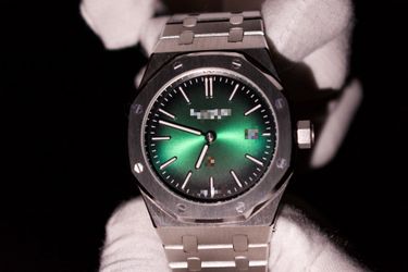 New Stainless Steel Green Dial Luxury Watch