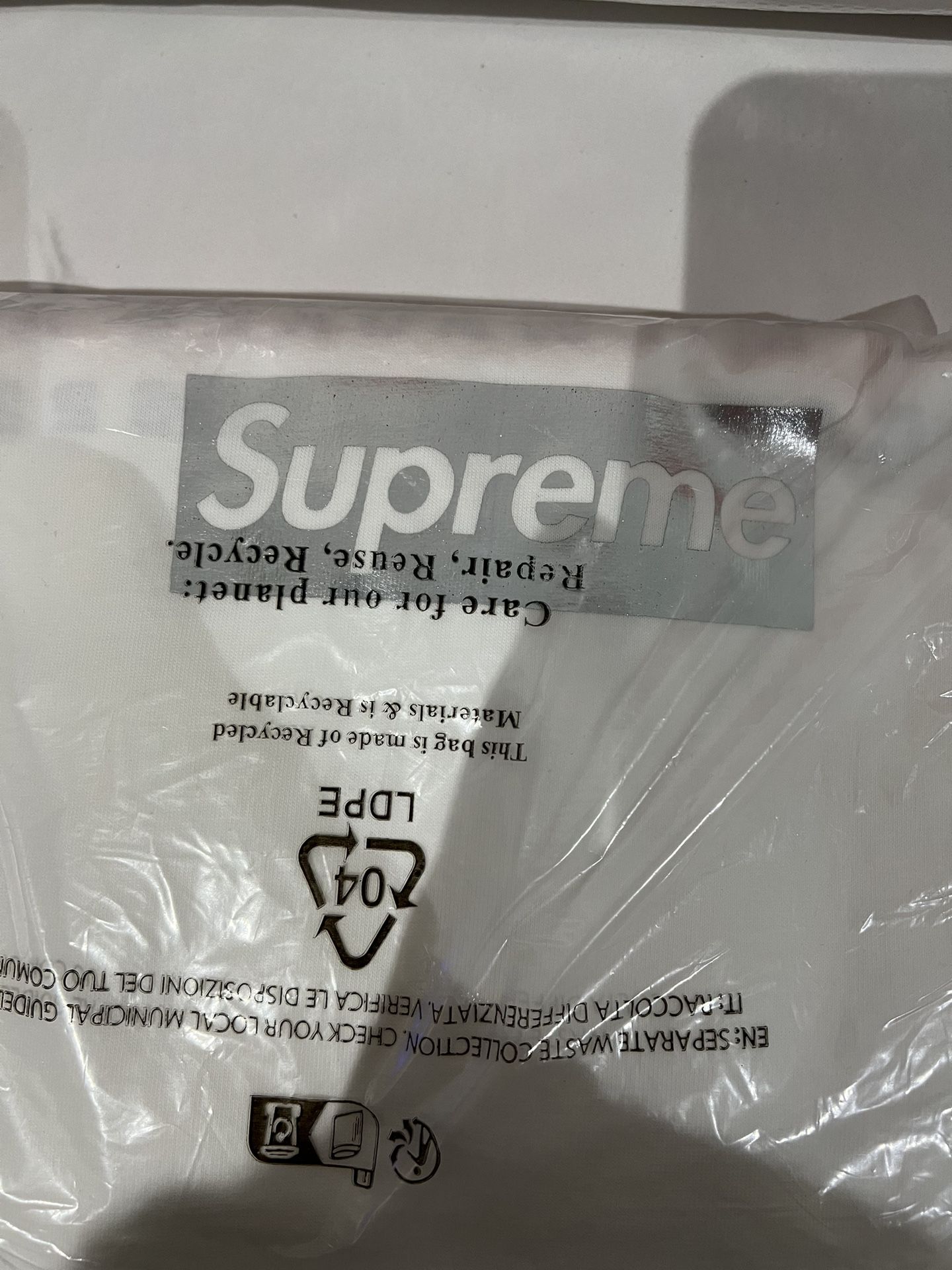 Supreme Chicago Box Logo Tee White Size XXL