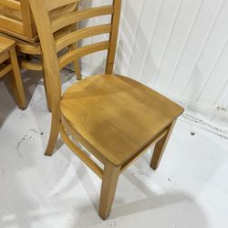Wooden chairs