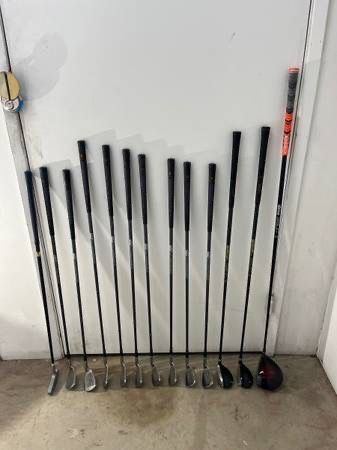 MEN'S COMPLETE LEFT HANDED GRAPHITE GOLF/HYBRID CLUBS - SET! 