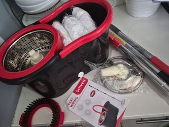 Cubeta Con Trapiador Y Remplazos $27 Nuevos