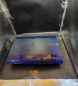 Sony PS3 Super Slim Azurite Blue CECH-4201B Console Parts or Repair