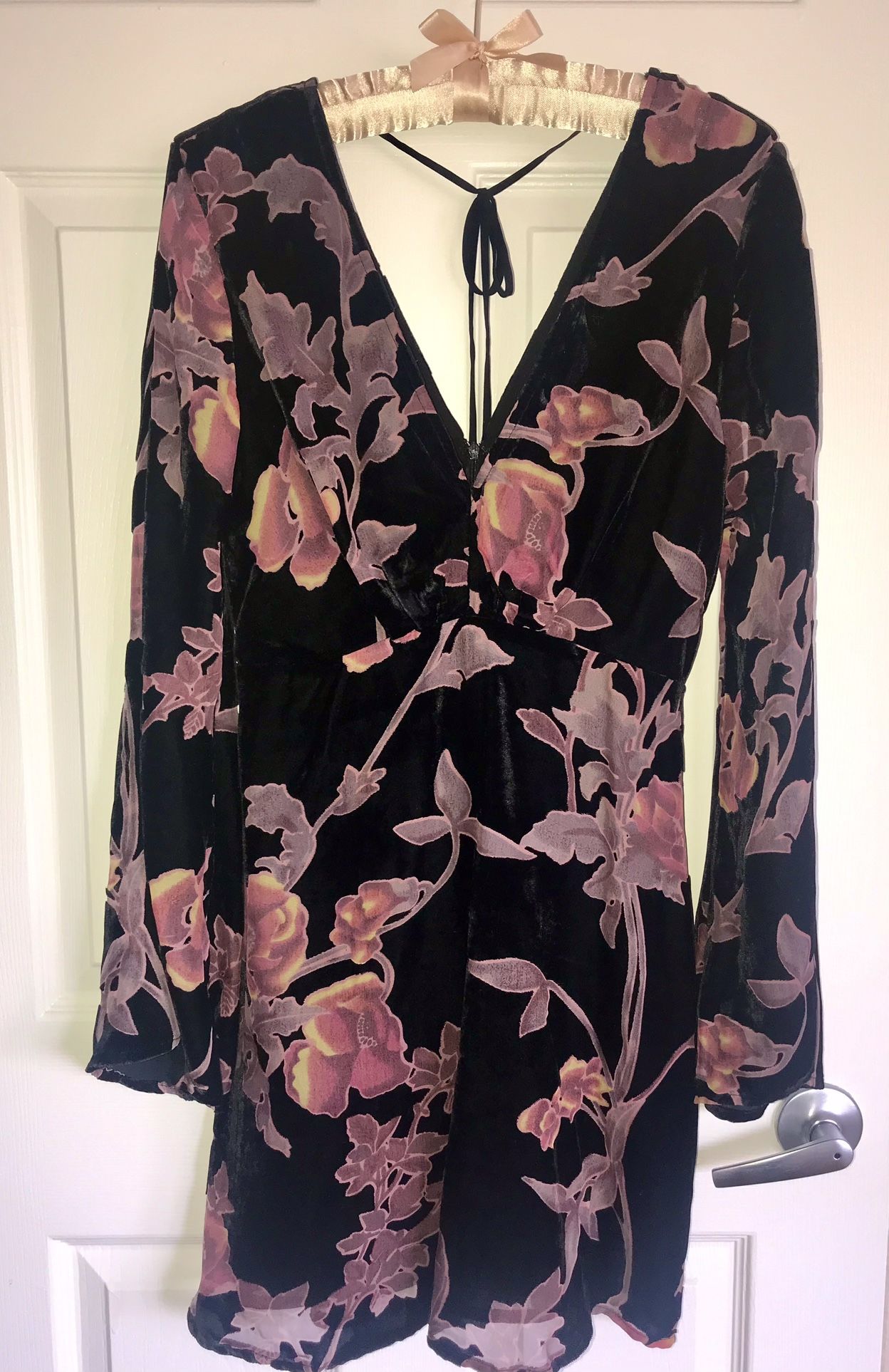 LUSH Black Velvet Dress