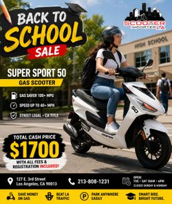 🎒 DON'T BE LATE TO CLASS! Back To School Special! 🛵