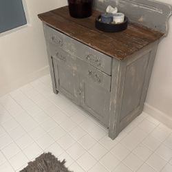 Antique Small Storage Hutch