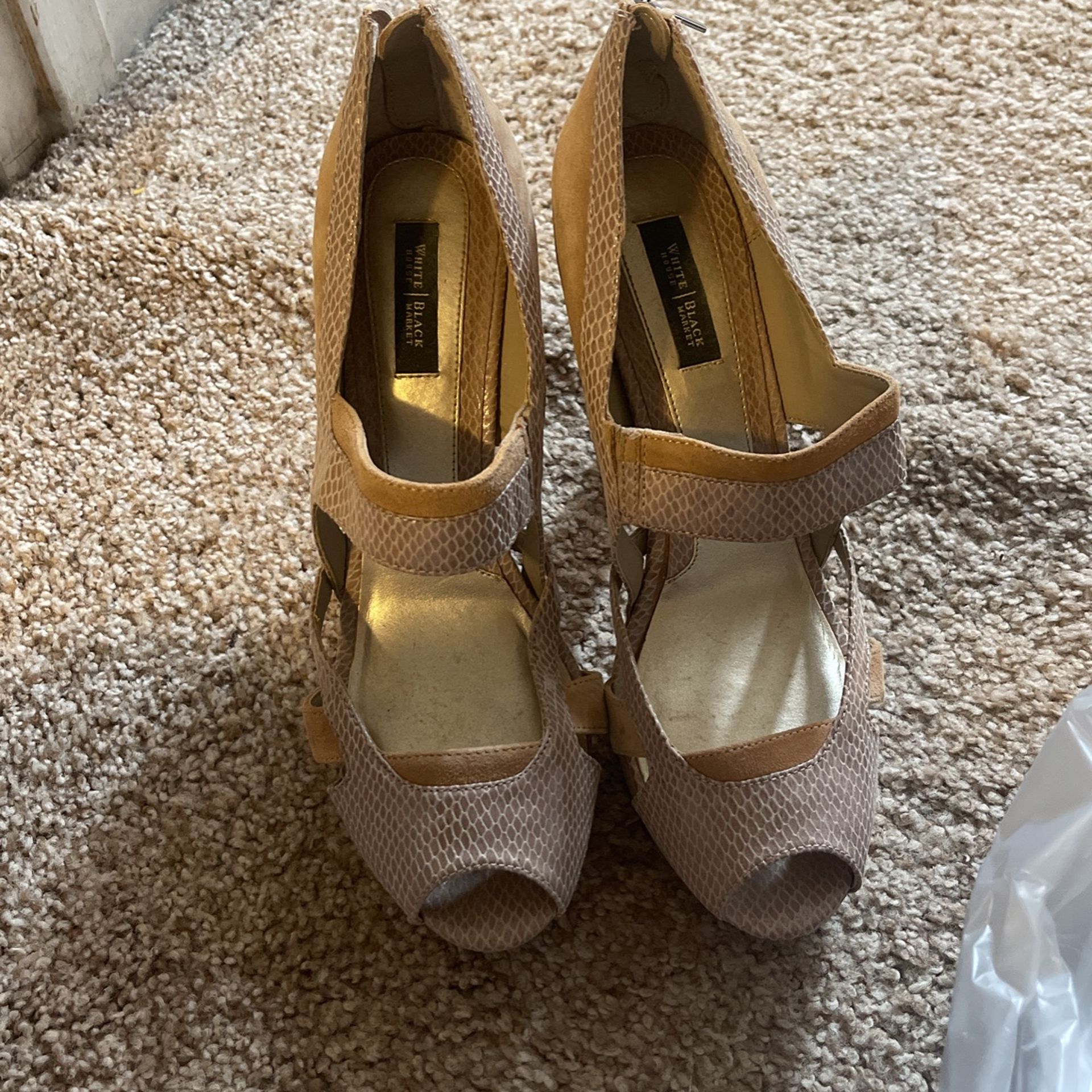 Tan High Heel Sandal