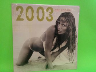 JENIFER LOPEZ J-LO 2003 CALANDER NEW SEALED AMAZING PHOTOS