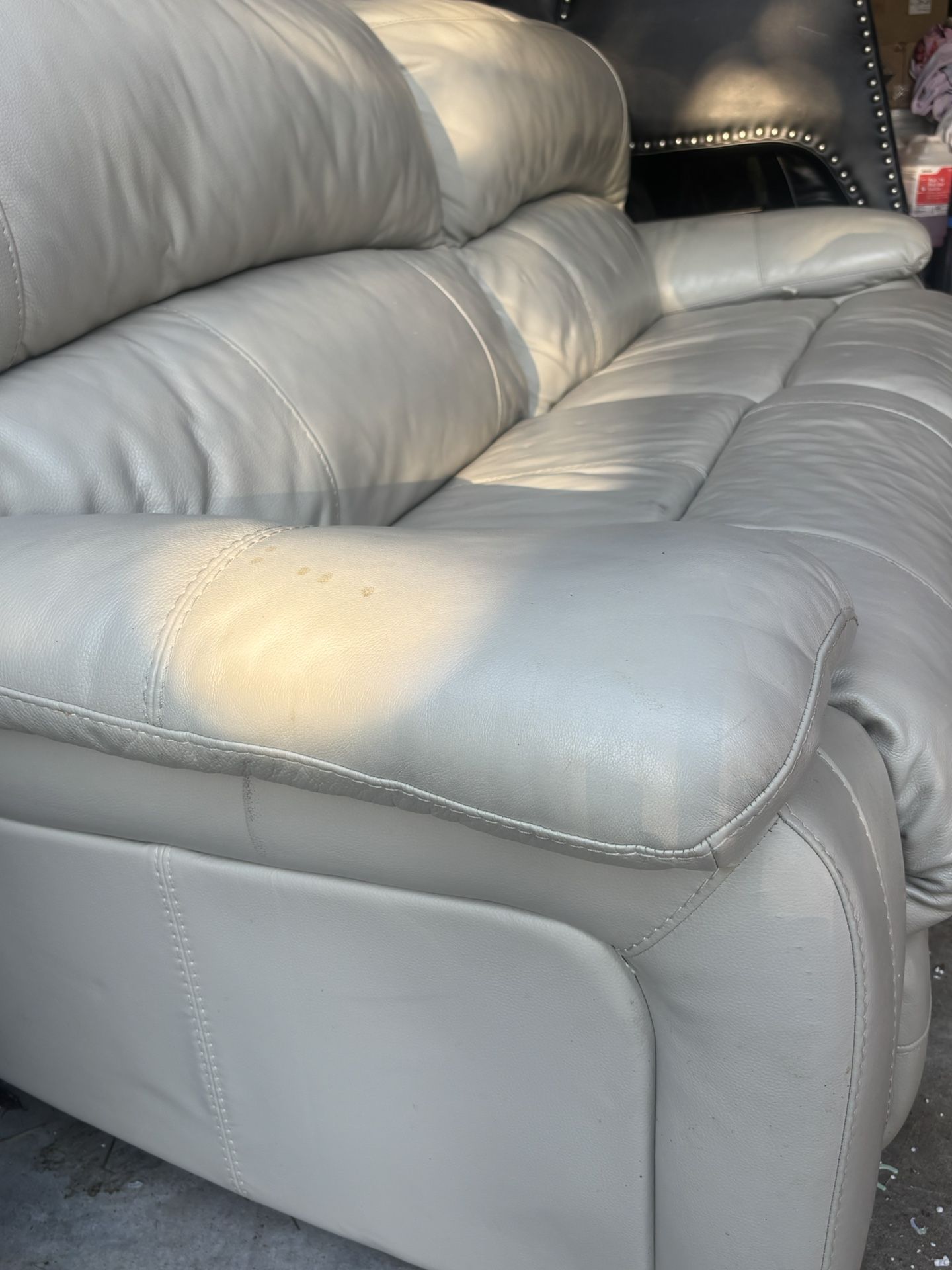 Beige Recliner Couch