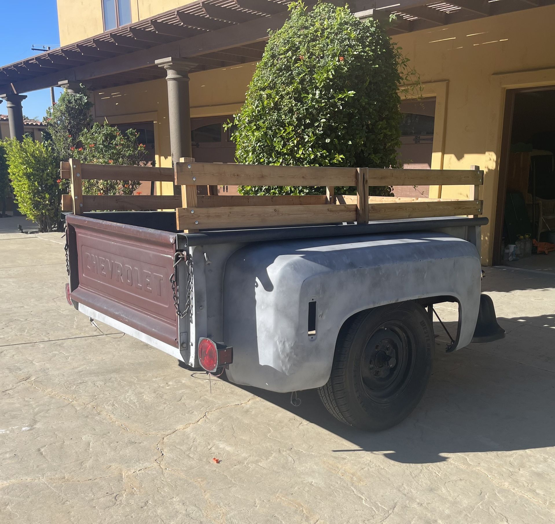 C10 Short Bed Stepside Trailer Send Offers!