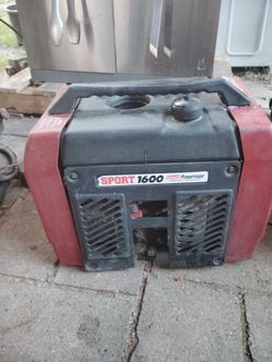 Sport 1600 Coleman Powermate portable generator