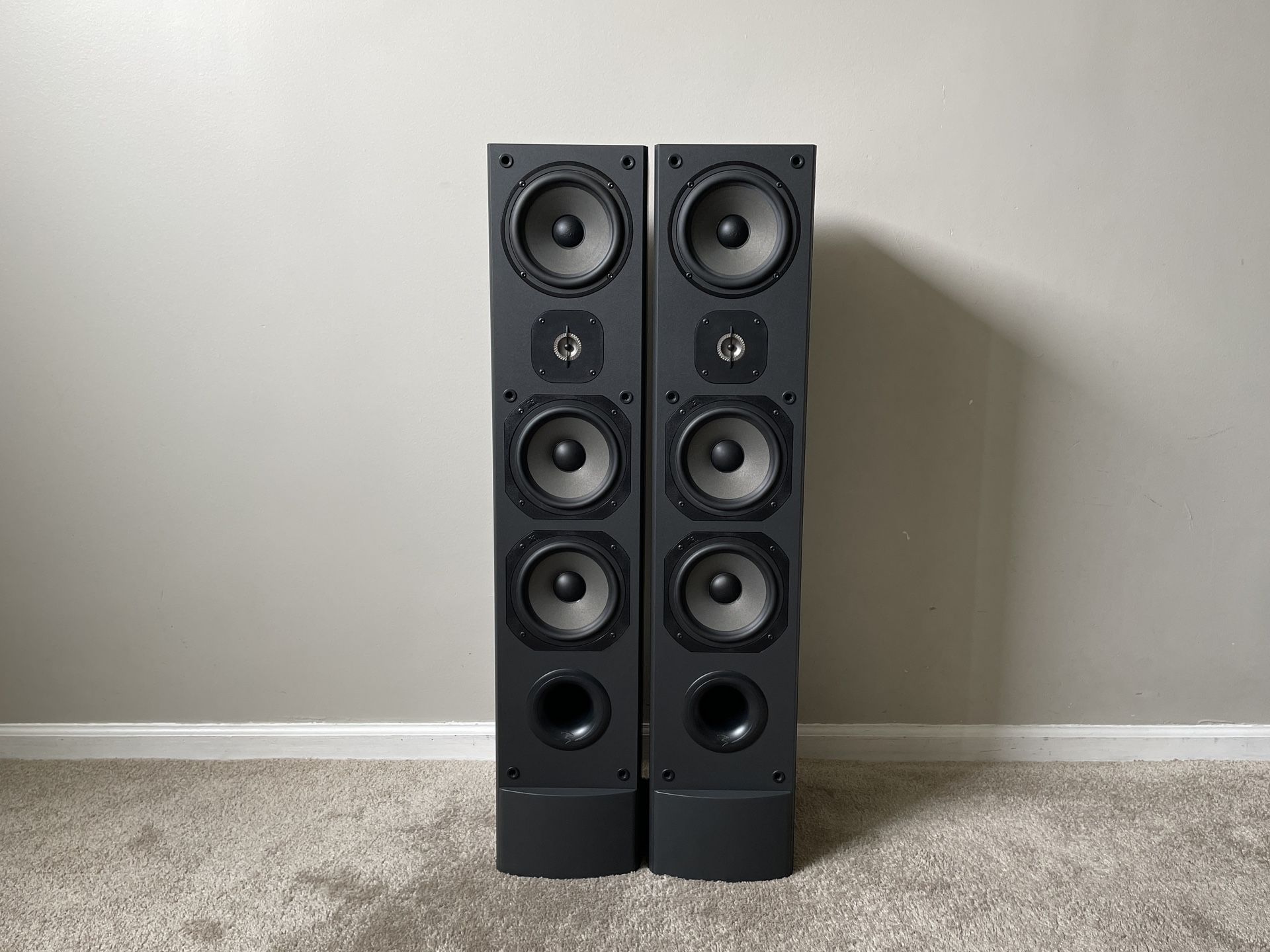 JM Lab by Focal Chorus 725 3 Way Tower Home Floor Standing Speakers